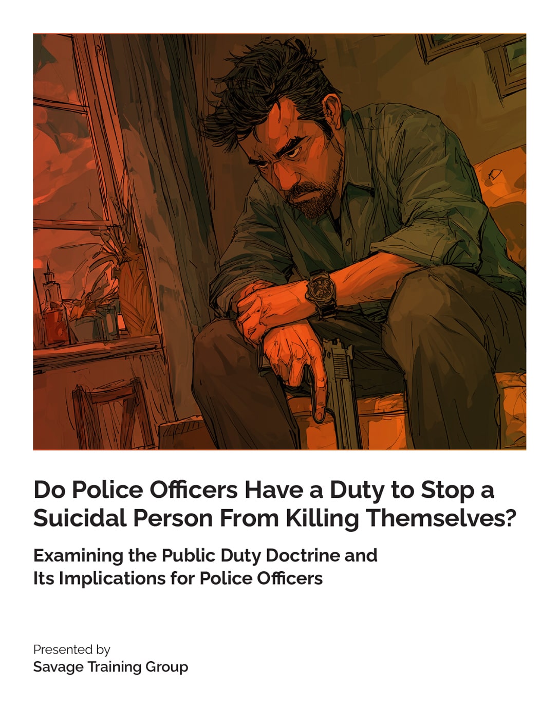 Savage Training Group | Do Police Officers Have a Duty to Stop a Suicidal Person From Killing Themselves?